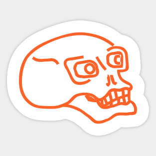 Grin Reaper - Hilarious Skull Sticker